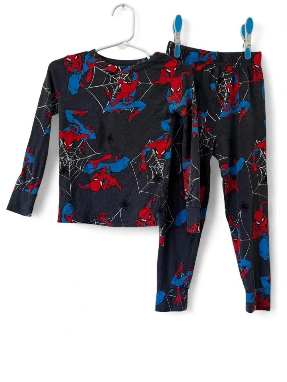 Toddler Boy 3T Marvel Bamboo Pajamas Spiderman Long Sleeve & Pants Toddler PJ’s